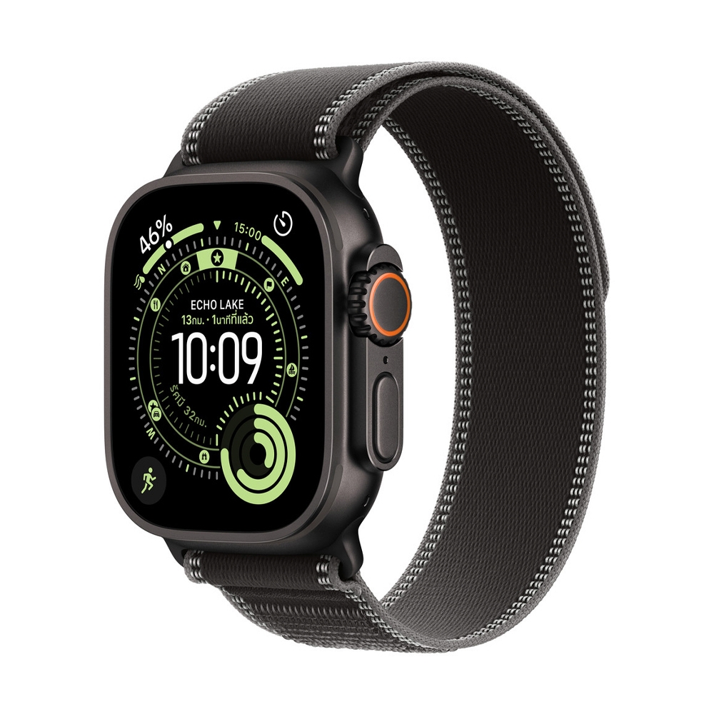 สาย Apple Watch 49mm Black/Charcoal TrailLoop-S/M - Black Titanium Finish (MG9T4FE/A)