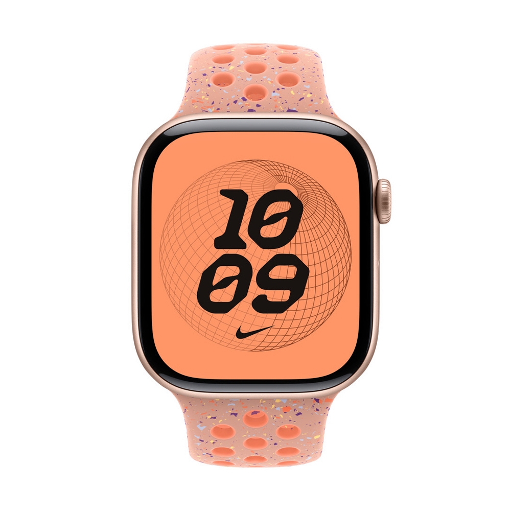 สาย Apple Watch 46mm Alpenglow Pink Nike Sport Band - M/L (MGC74FE/A)