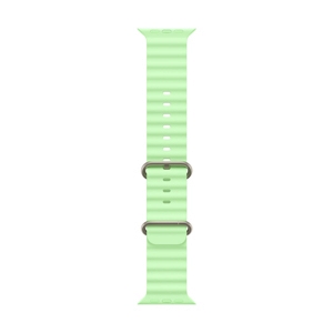 สาย Apple Watch 49mm Neon Green OceanBand Natural Titanium Finish (MGCF4FE/A)