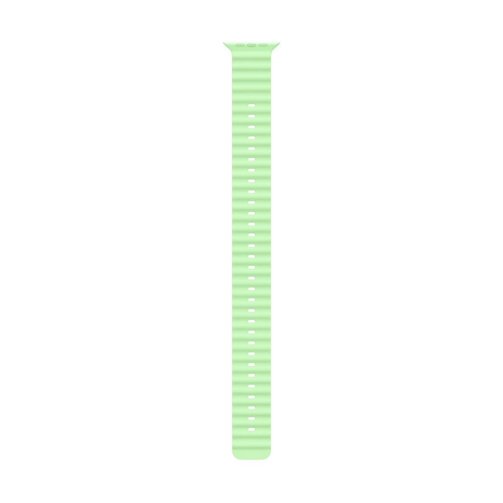สาย Apple Watch 49mm Neon Green OceanBand Extension Natural Titanium Finish (MGCG4FE/A)
