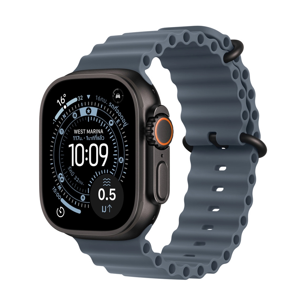 สาย Apple Watch 49mm AnchorBlue OceanBand Extension Black Titanium Finish (MGCK4FE/A)