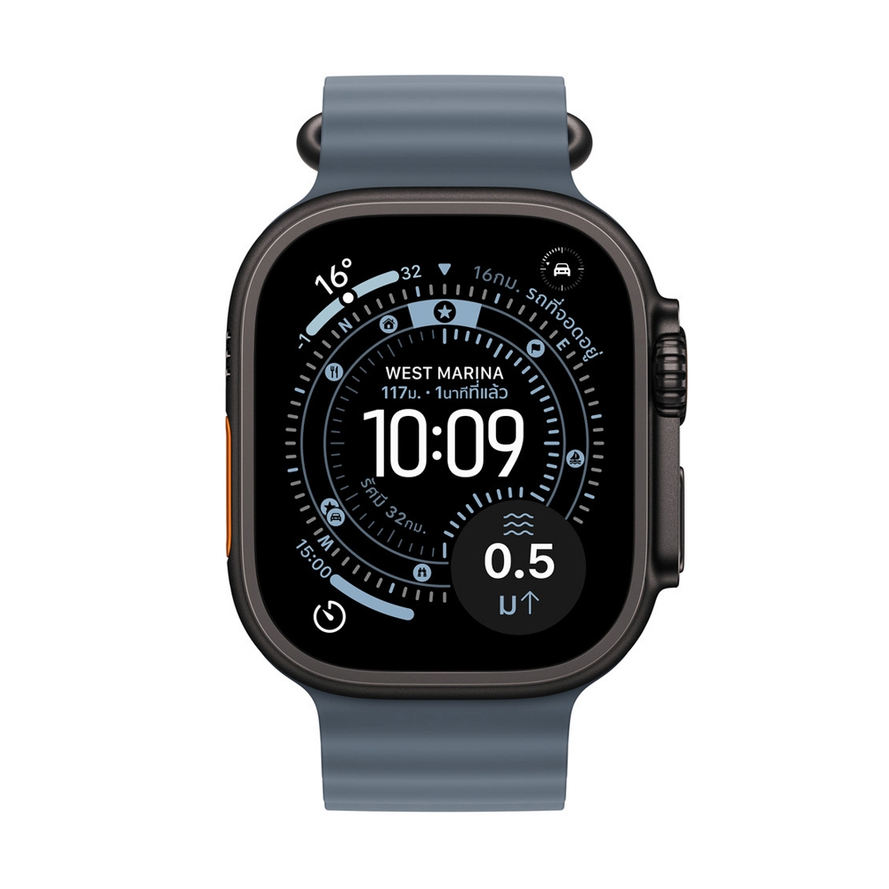 สาย Apple Watch 49mm AnchorBlue OceanBand Extension Black Titanium Finish (MGCK4FE/A)