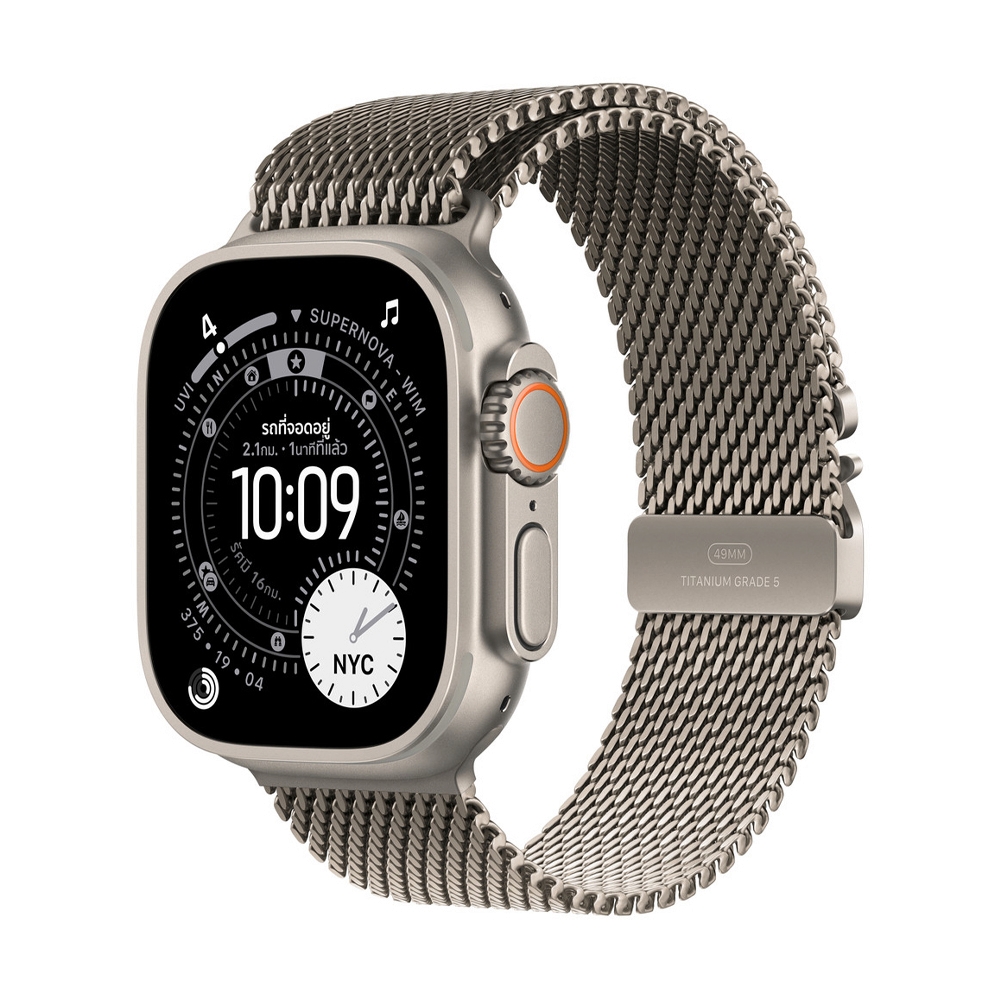 สาย Apple Watch 49mm Natural Titanium Milanese Loop - BandS (MGHN4FE/A)