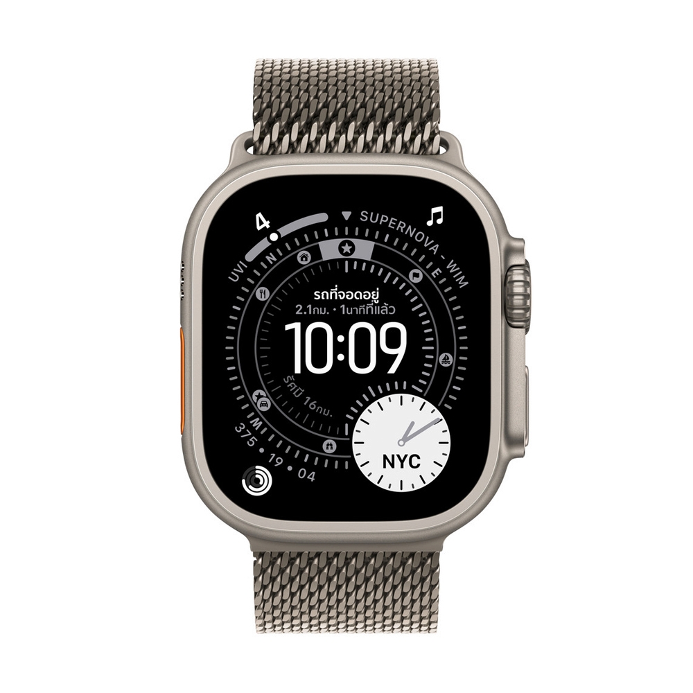 สาย Apple Watch 49mm Natural Titanium Milanese Loop - L (MGHQ4FE/A)