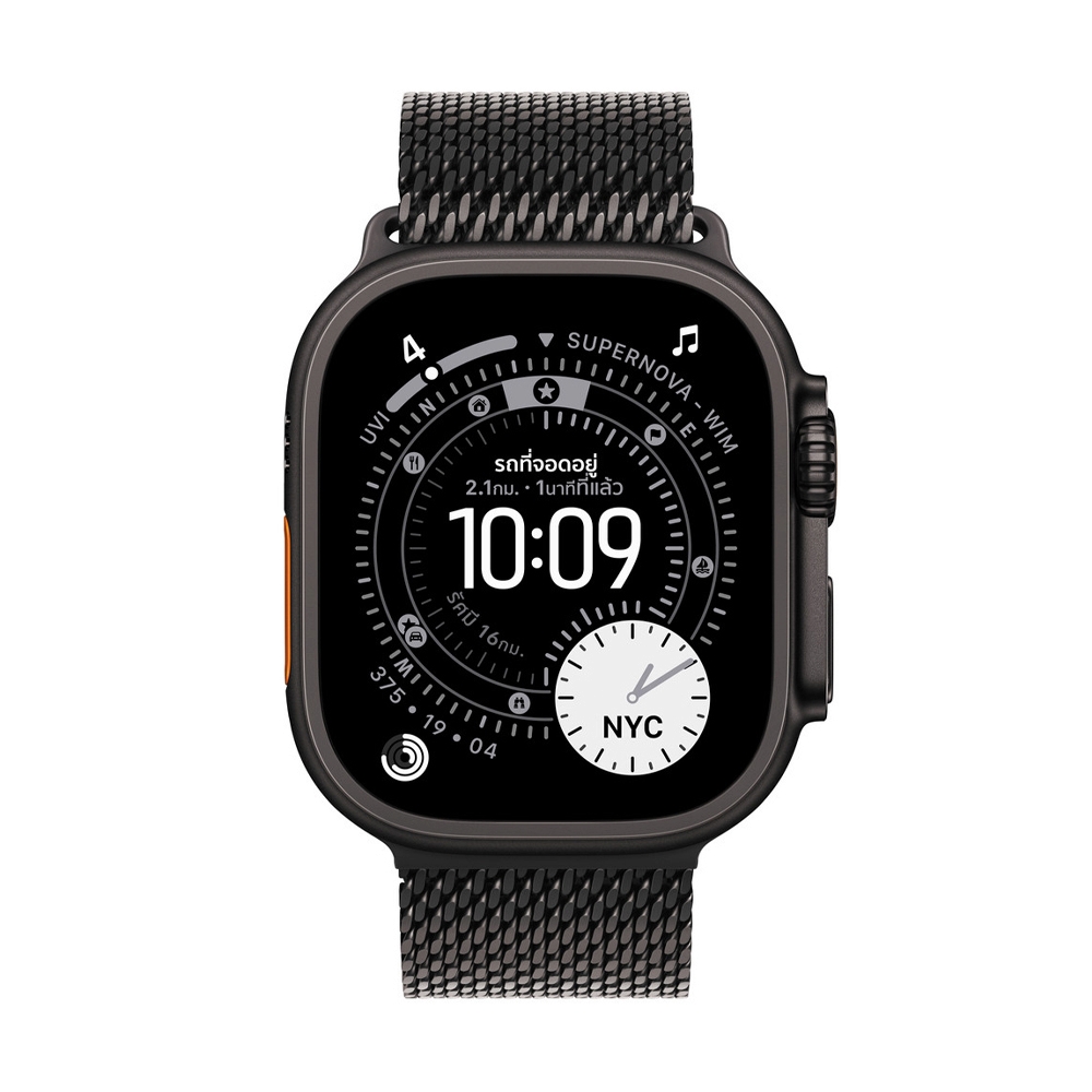 สาย Apple Watch 49mm Black Titanium Milanese Loop - L (MGHU4FE/A)