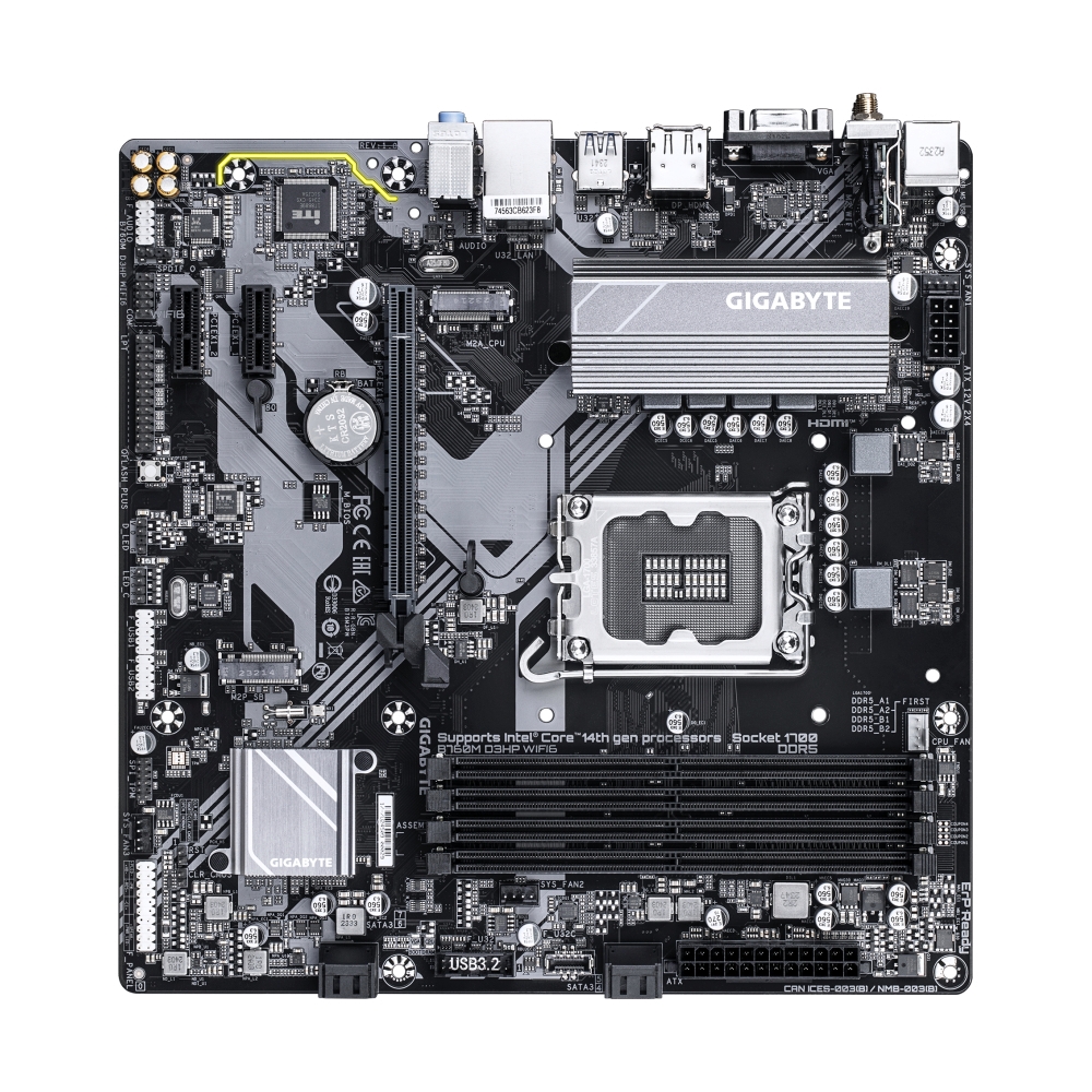 MAINBOARD (1700) GIGABYTE B760M D3HP WIFI6 DDR5 (REV. 1.0)