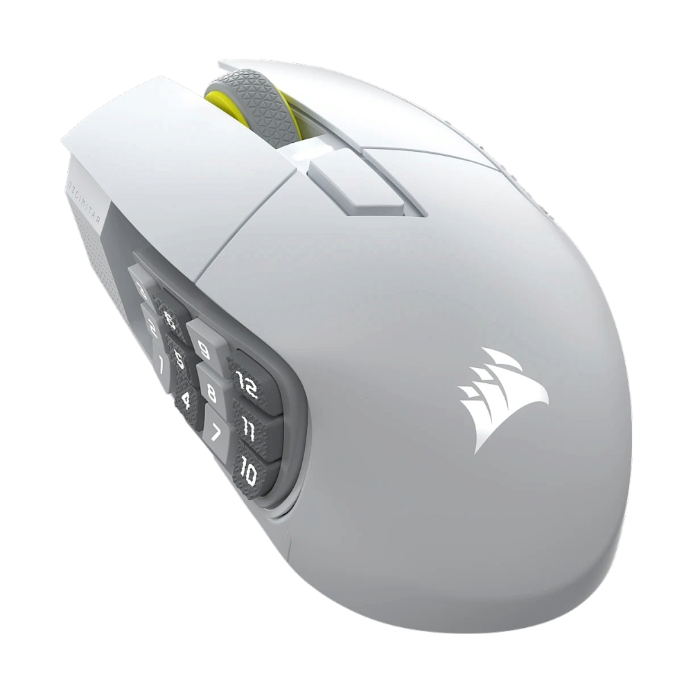 MOUSE WIRELESS BLUETOOTH CORSAIR SCIMITAR ELITE SE WHITE (เมาส์ไร้สาย)