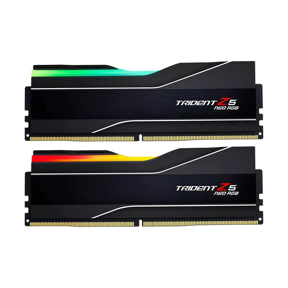 RAM DDR5(6000) 96GB (48GBX2) G.SKILL TRIDENT Z5 NEO BLACK RGB (F5-6000J3036F48GX2-TZ5NR)