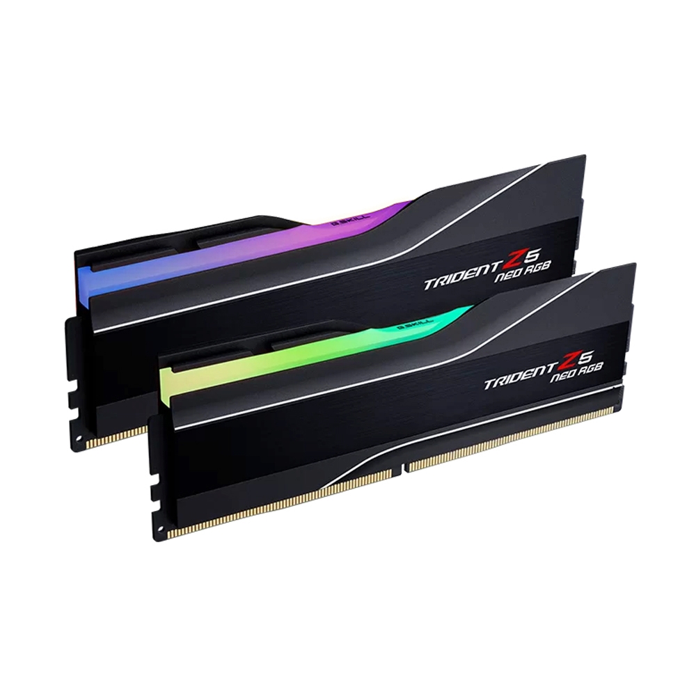 RAM DDR5(6000) 96GB (48GBX2) G.SKILL TRIDENT Z5 NEO BLACK RGB (F5-6000J3036F48GX2-TZ5NR)