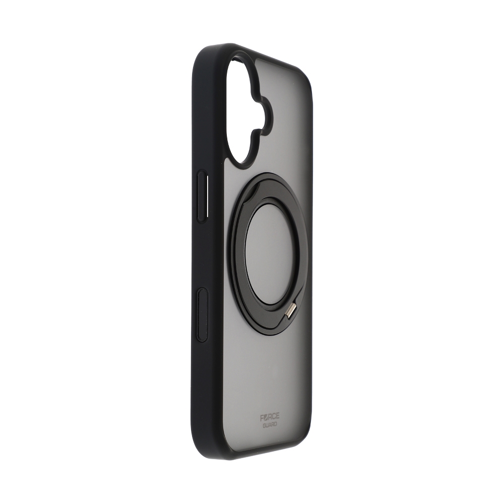 Case iPhone 17 FORCEGUARD (3.0mm+TPU,capture buttons) -Sport Crystal Black