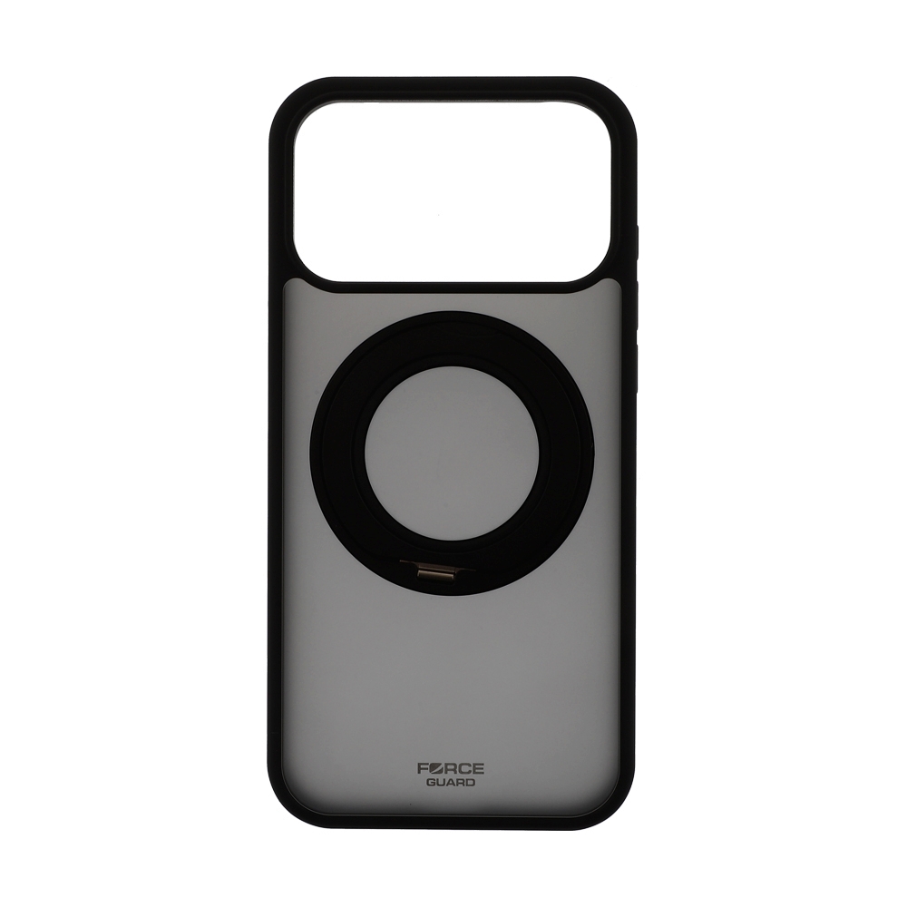 Case iPhone 17 Pro Max FORCEGUARD (3.0mm+TPU,capture buttons) -Sport Crystal Black