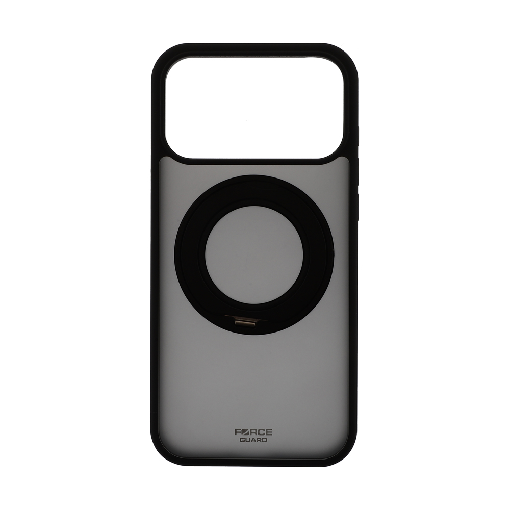Case iPhone 17 Pro Max FORCEGUARD (3.0mm+TPU,capture buttons) -Sport Crystal Black