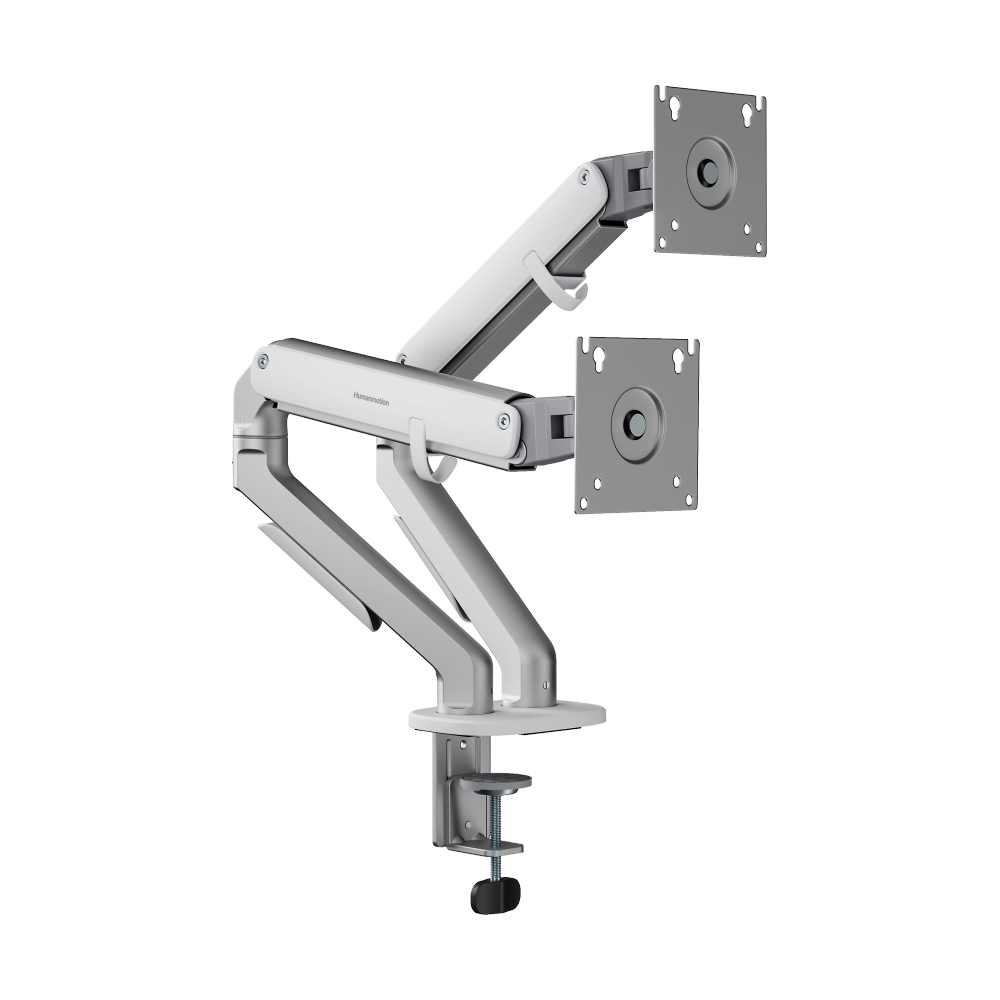 MONITOR ARM HUMANMOTION T6-2 DUAL (HM-ARM-T62G) SILVER