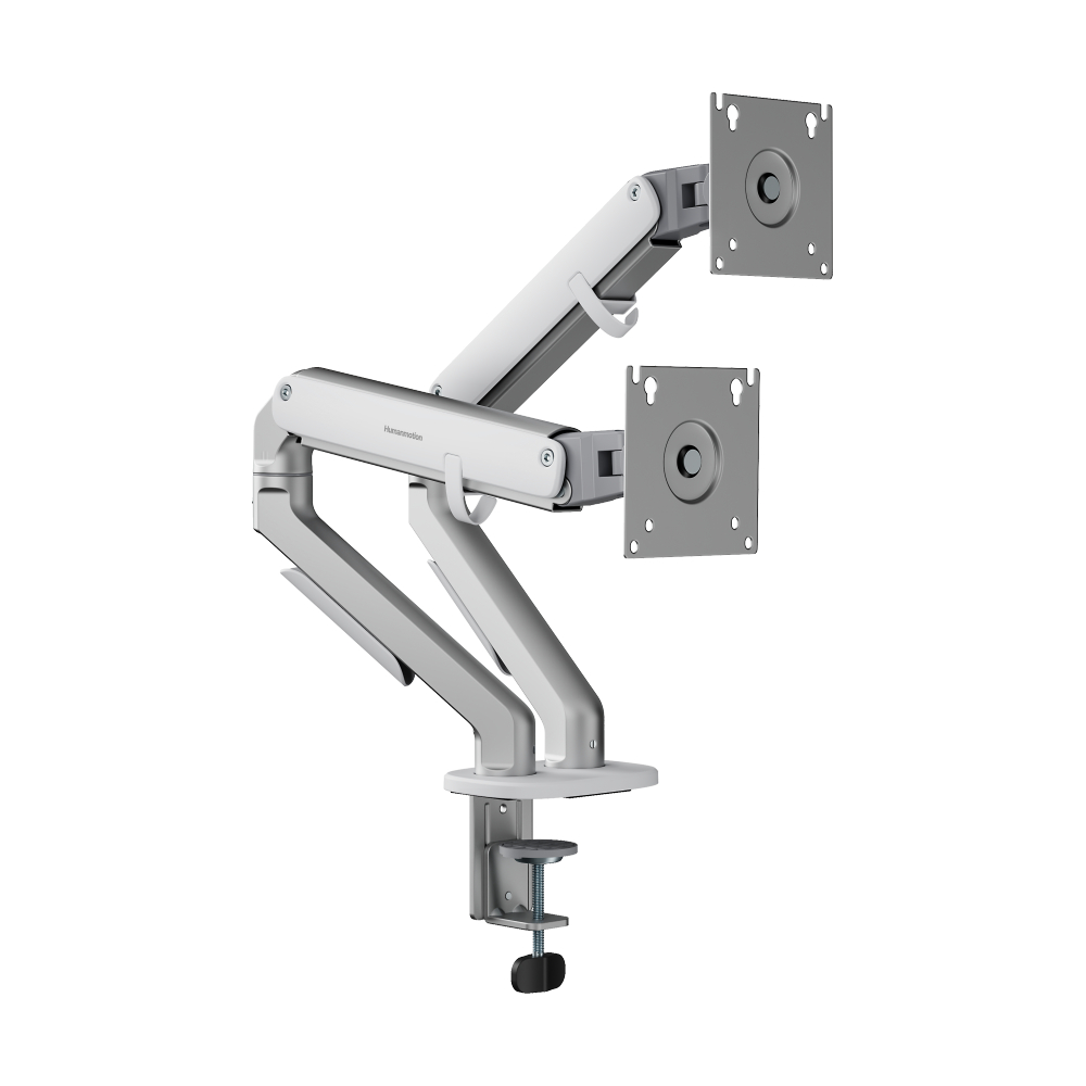 MONITOR ARM HUMANMOTION T6-2 DUAL (HM-ARM-T62G) SILVER