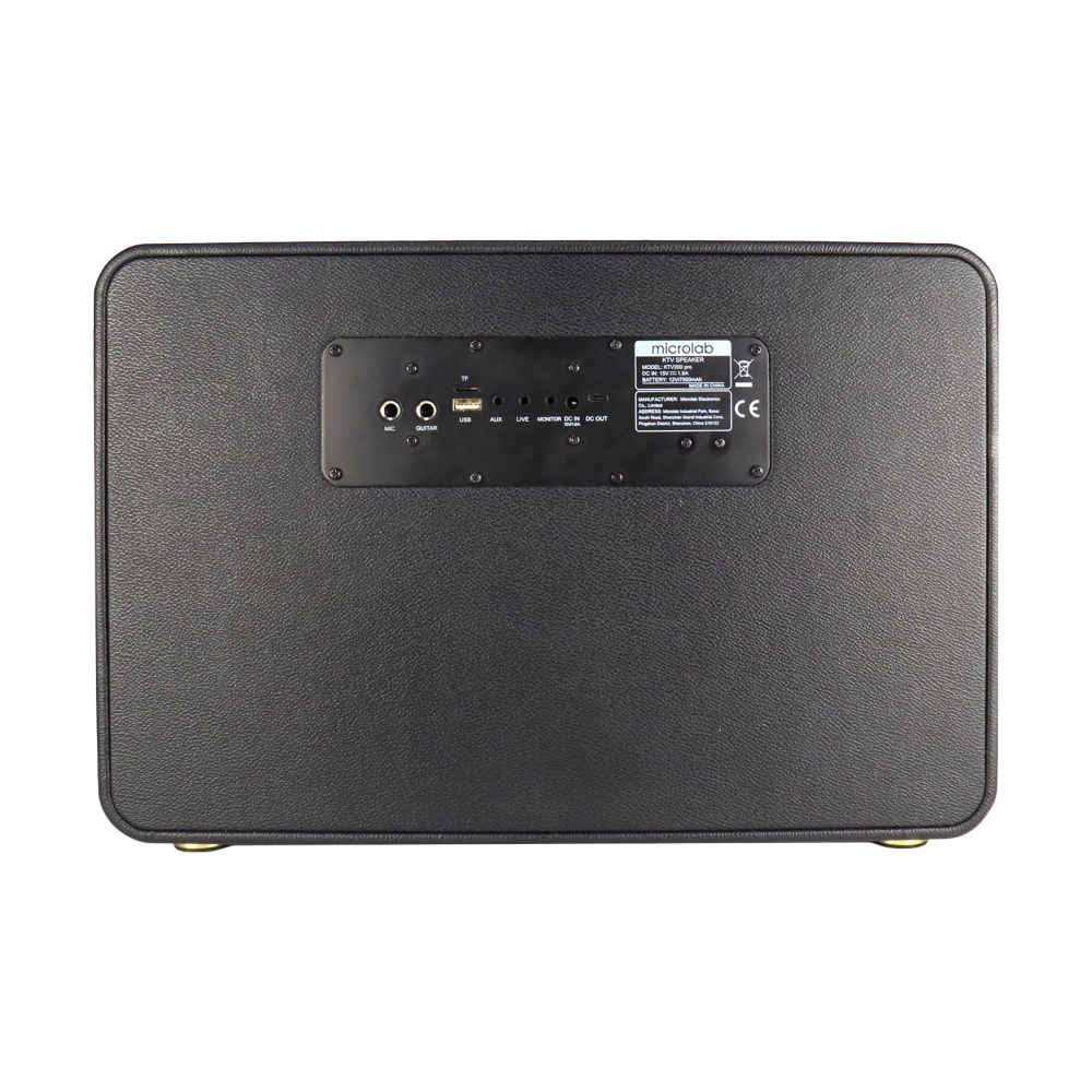 (1.0) ลำโพงปาร์ตี้ MICROLAB (KTV200PRO) + MIC BLACK