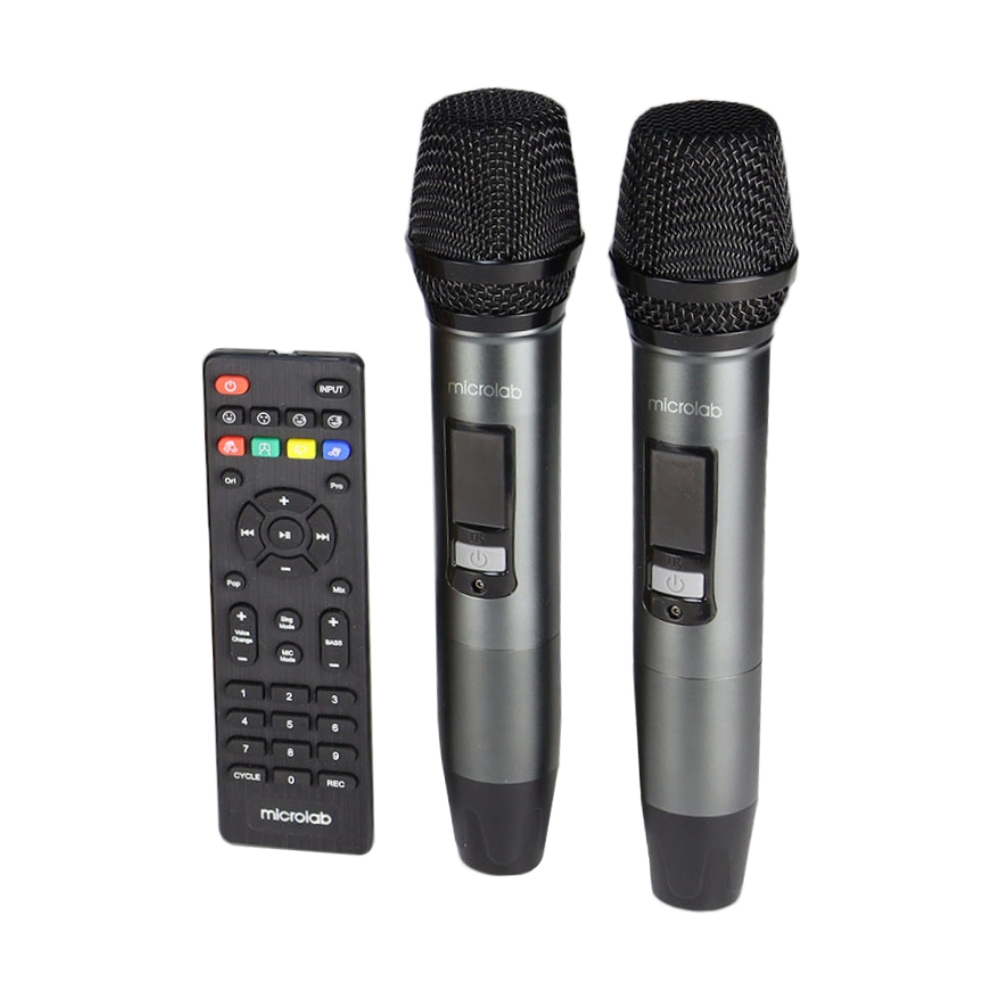 (1.0) ลำโพงปาร์ตี้ MICROLAB (KTV200PRO) + MIC BLACK