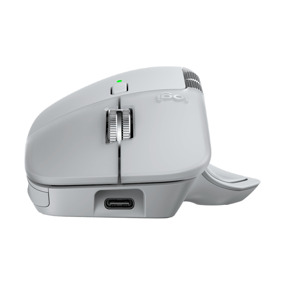 MOUSE WIRELESS LOGITECH MX MASTER 4 PALE GREY (BLUETOOTH)