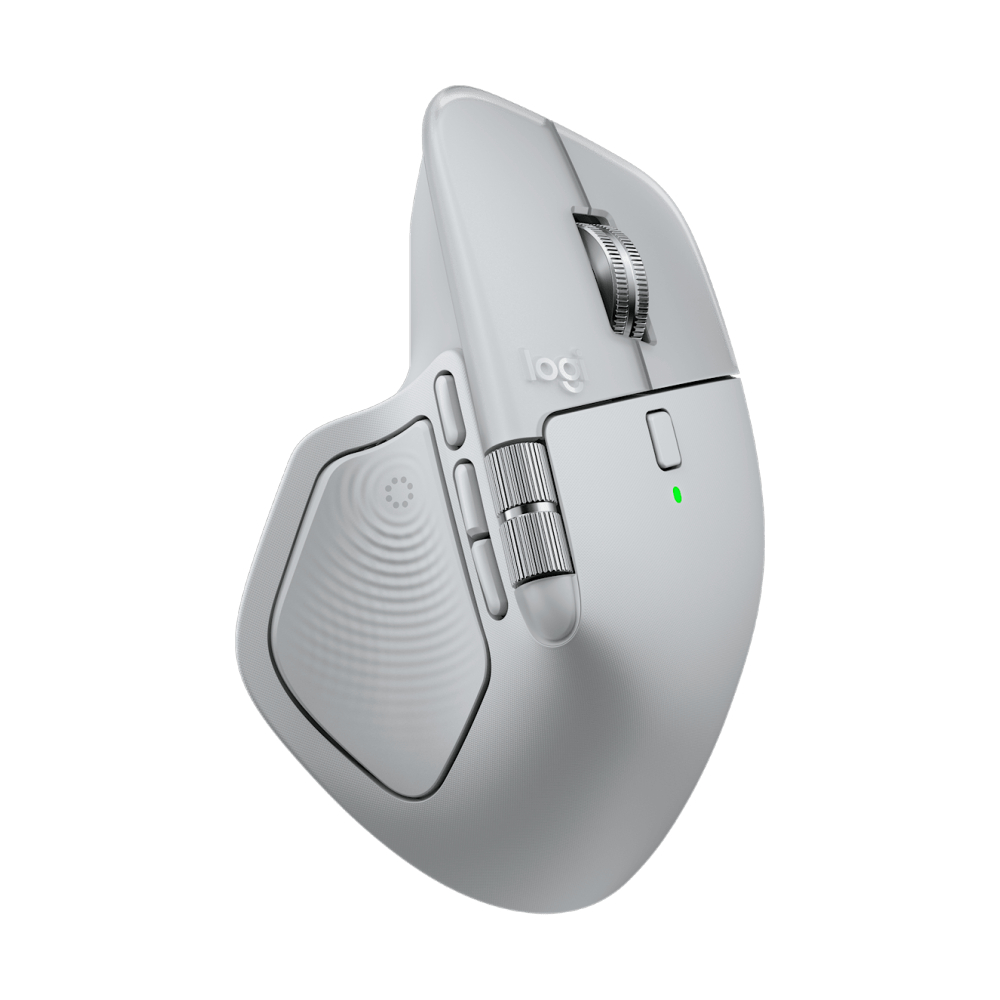 MOUSE WIRELESS LOGITECH MX MASTER 4 PALE GREY (BLUETOOTH)