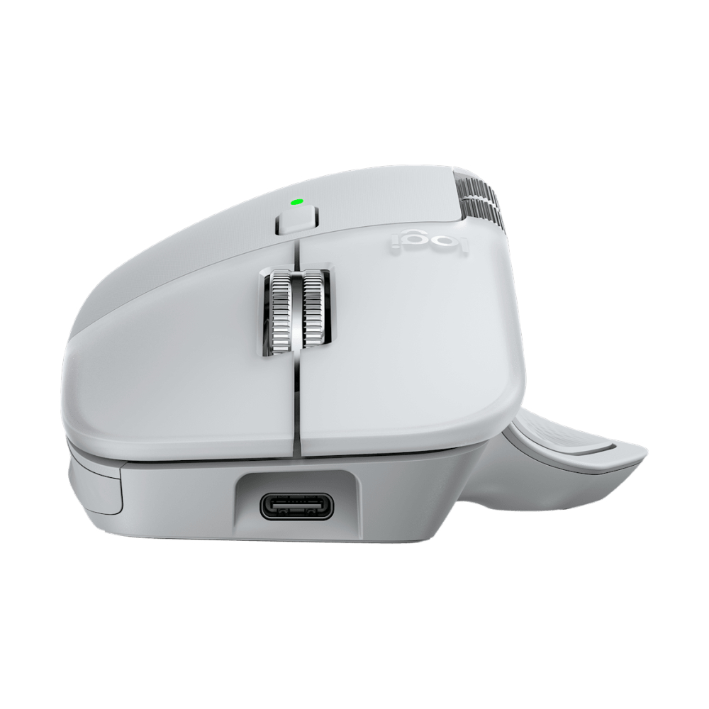 MOUSE WIRELESS LOGITECH MX MASTER 4 FOR MAC WHITE SILVER (BLUETOOTH)