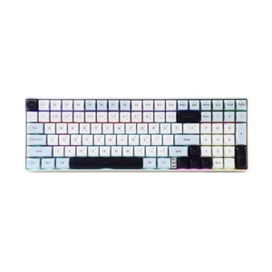KEYBOARD WIRELESS BLUETOOTH AULA S100 PRO WHITE BLUE BLACKPURPLE (BROWN SWITCH คีย์บอร์ด)