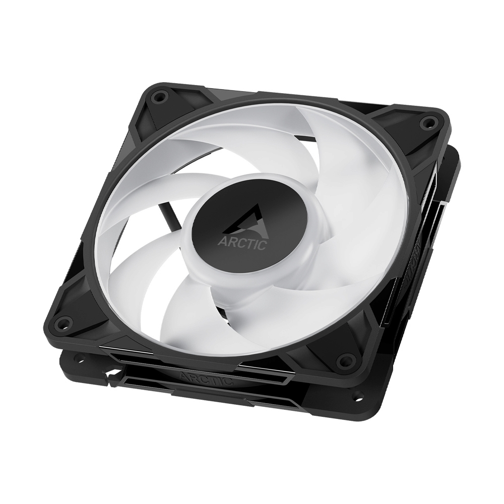 FAN CASE 12CM ARCTIC P12 PRO A-RGB BLACK (PACK 3)