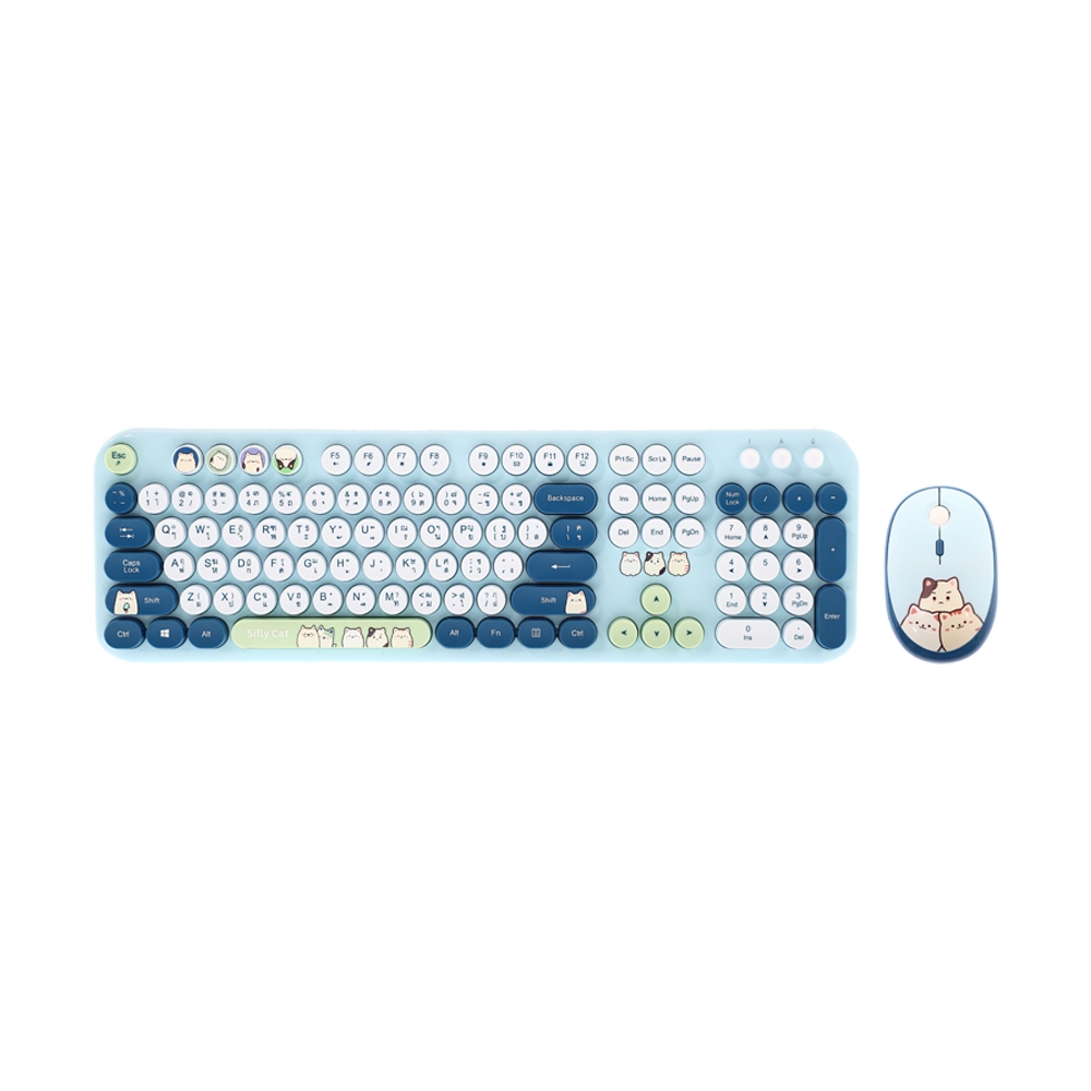 COMBO-WL MOFII SILLY CAT BLUE