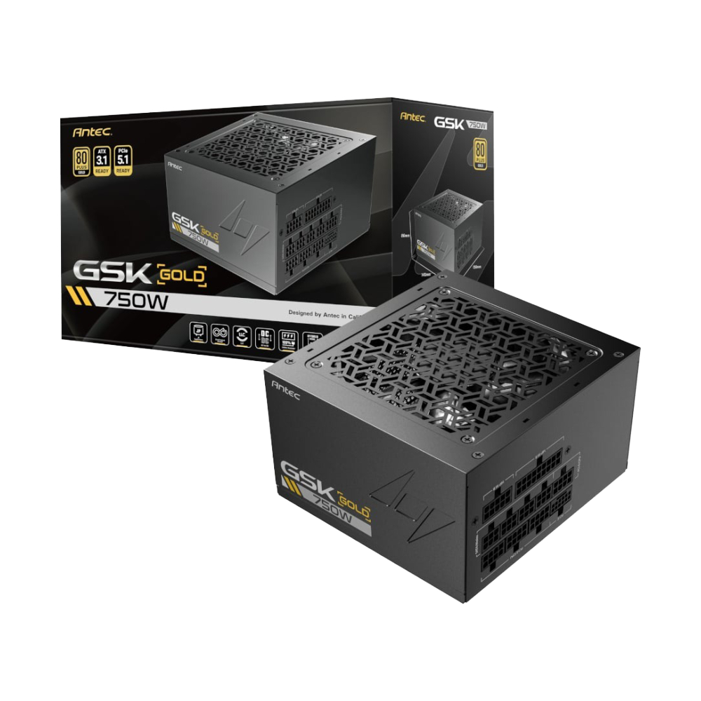 POWER SUPPLY (80+ GOLD) 750W ANTEC GSK V2