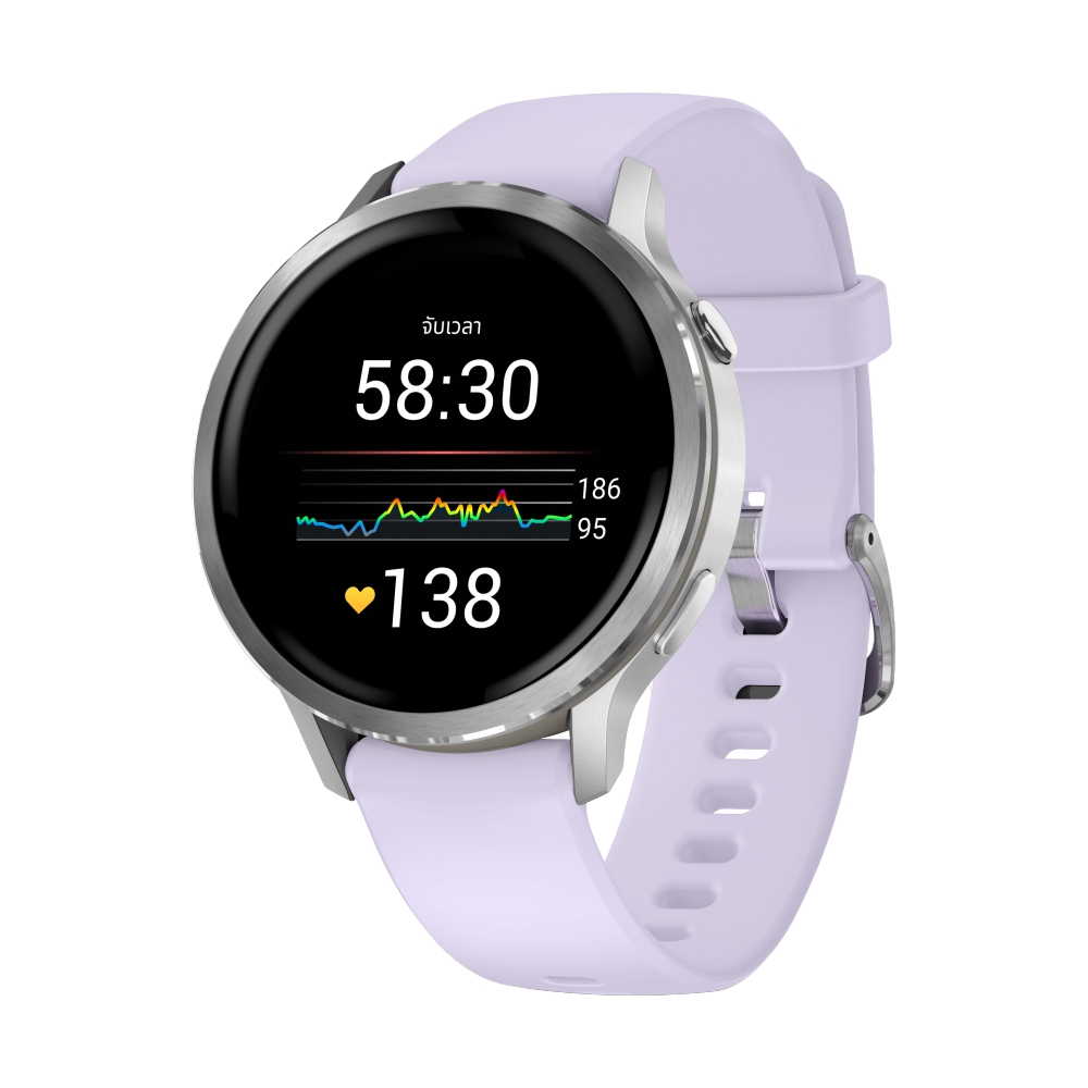 GARMIN VENU 4 41MM SMARTWATCH (SILVER/PERIWINKLE)