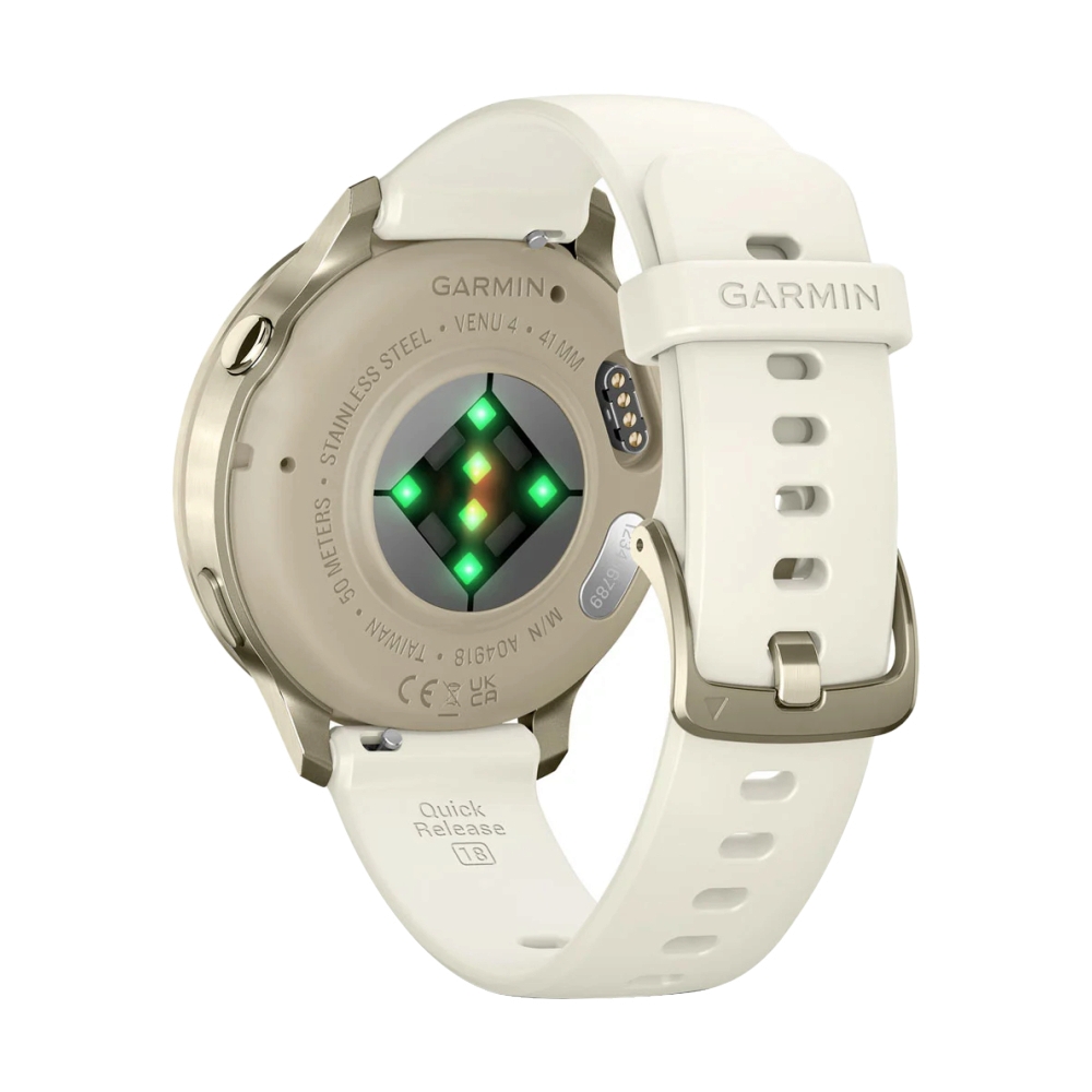 GARMIN VENU 4 41MM SMARTWATCH (LUNAR GOLD/BONE)
