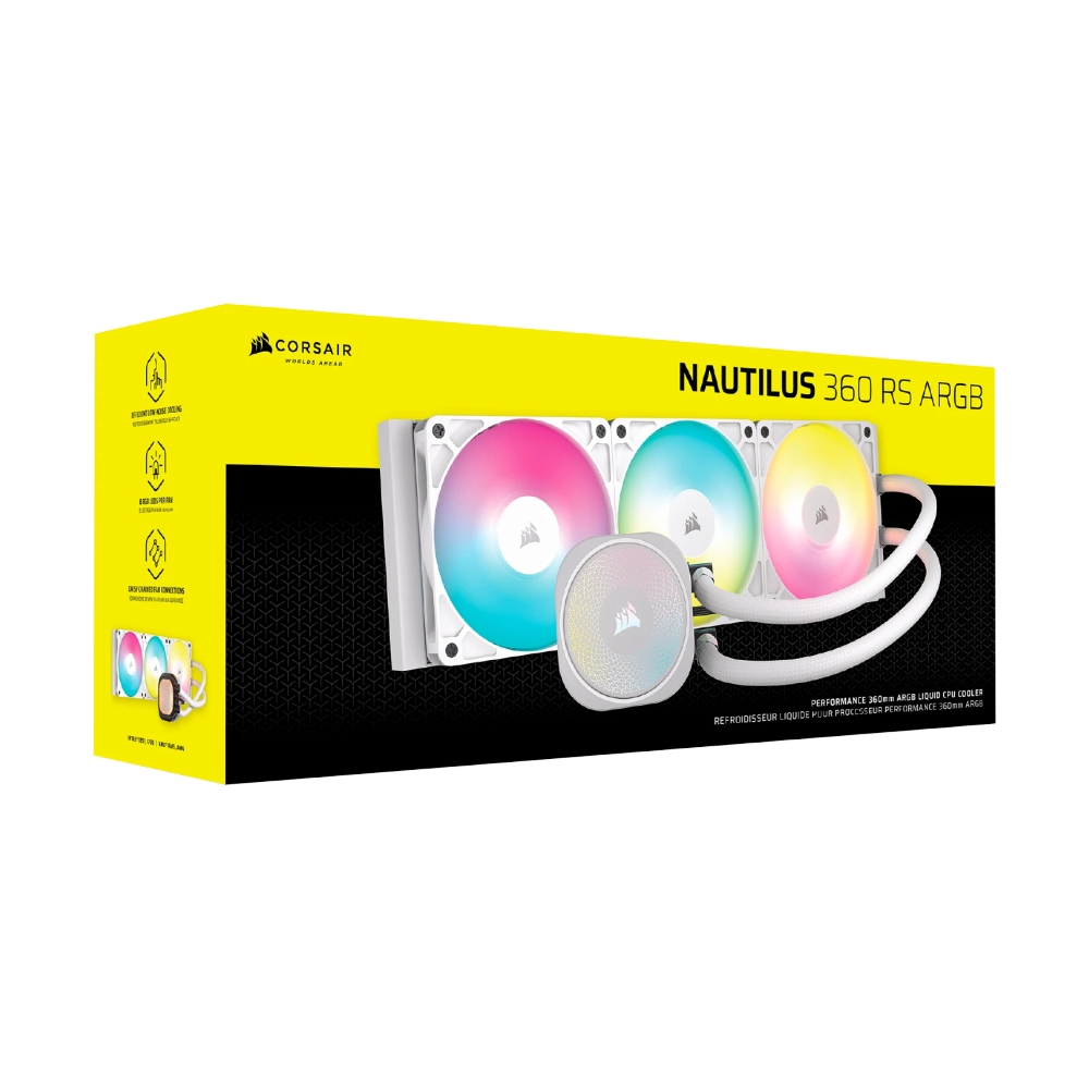LIQUID COOLING CORSAIR NAUTILUS 360 RS ARGB WHITE (CW-9060095-WW)