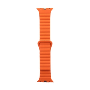 สาย Apple Watch PANTHERA 42mm Silicone with Magnet Black/Orange