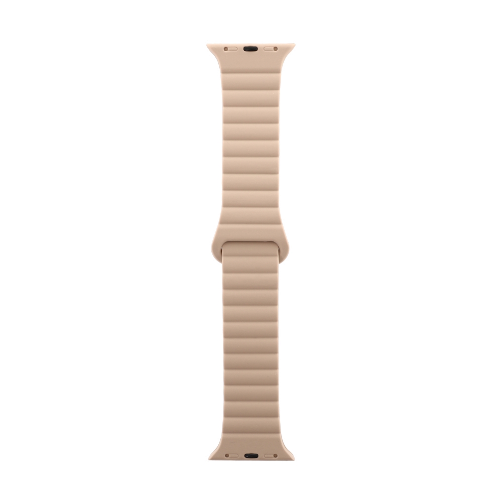 สาย Apple Watch PANTHERA 42mm Silicone with Magnet Beige/Brorw