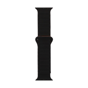 สาย Apple Watch PANTHERA 42mm Silicone Stripe with Magnet Black/Orange