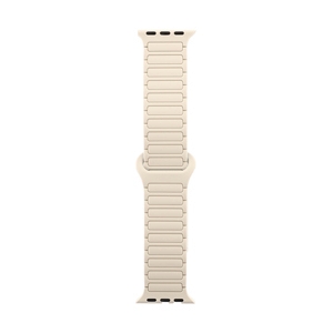 สาย Apple Watch PANTHERA 42mm Silicone Stripe with Magnet White/Blue