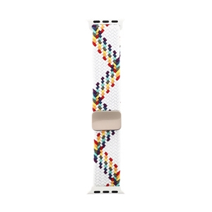 สาย Apple Watch PANTHERA 42mm Nylon with Magnetic Clip (FLS381098)Rainbow/White