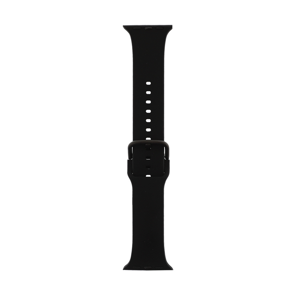 สาย Apple Watch PANTHERA 42mm Liquid Silicone Black
