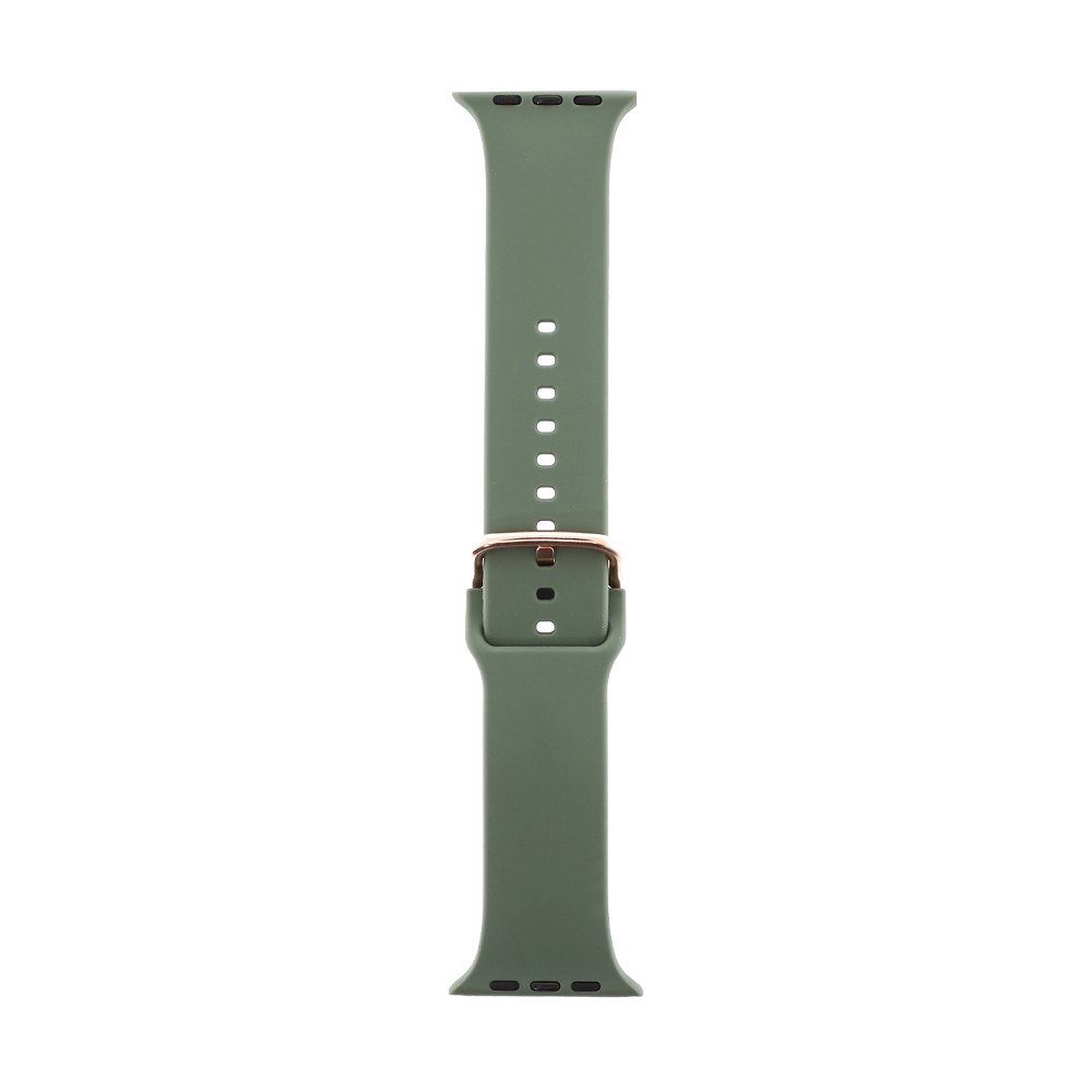 สาย Apple Watch PANTHERA 42mm Liquid Silicone Green