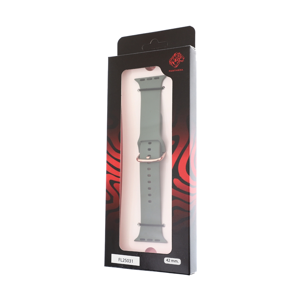 สาย Apple Watch PANTHERA 42mm Liquid Silicone Green