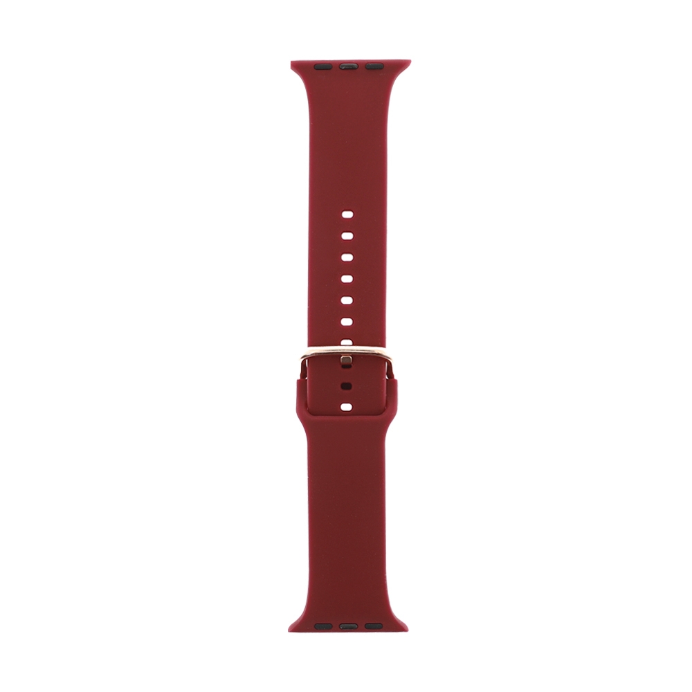 สาย Apple Watch PANTHERA 42mmLiquid Silicone Red