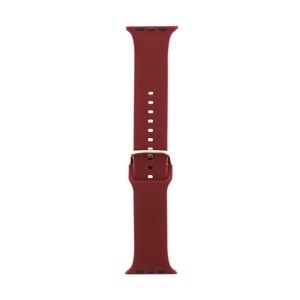 สาย Apple Watch PANTHERA 42mmLiquid Silicone Red