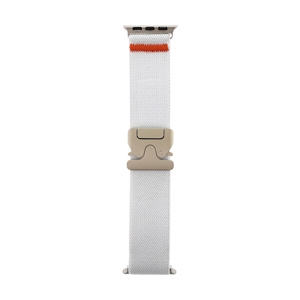สาย Apple Watch PANTHERA 42mm Nylon with Socket Clip White