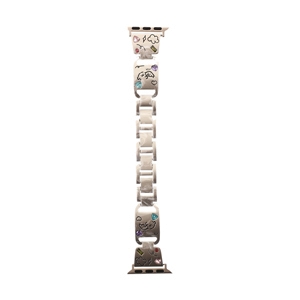 สาย Apple Watch PANTHERA 42mm Cute Design Silver