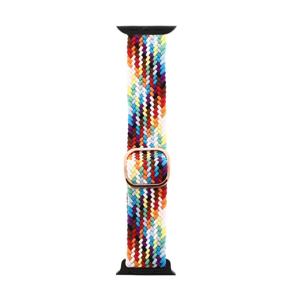 สาย Apple Watch PANTHERA 46mm Nylon Rainbow White