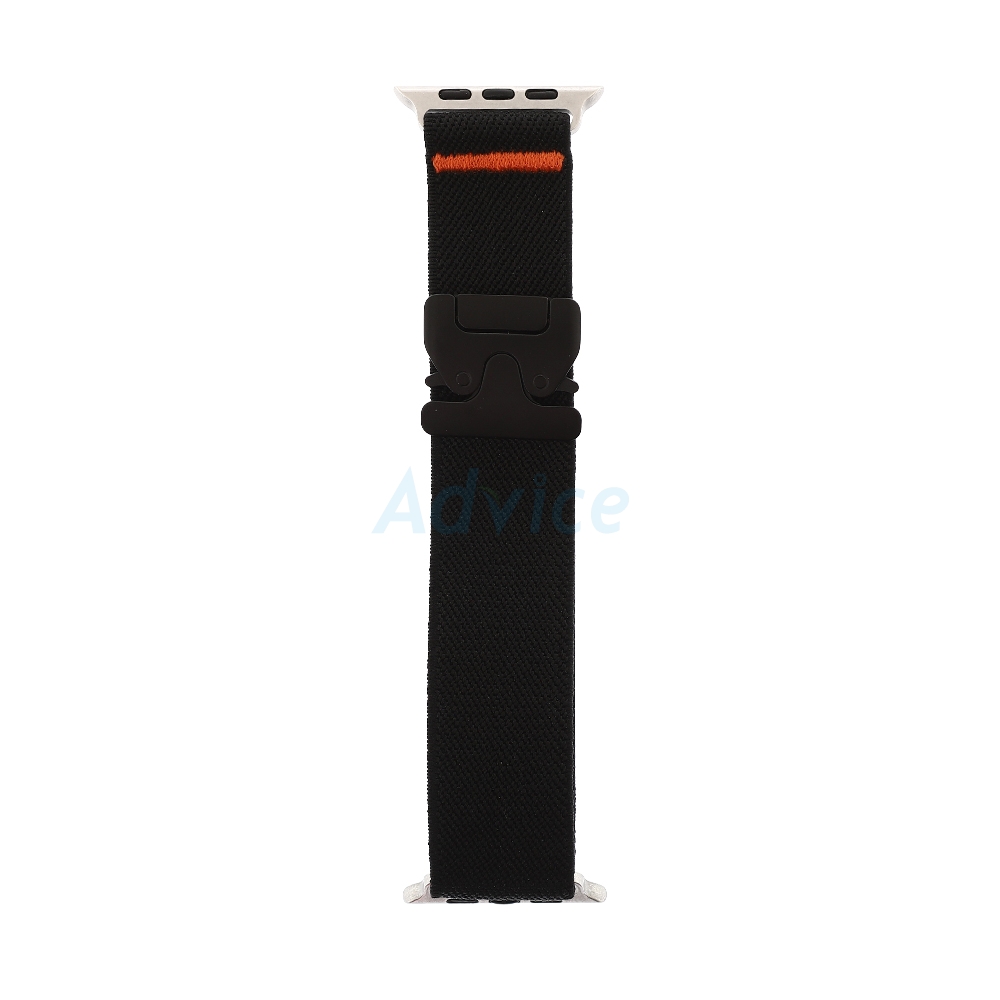 สาย Apple Watch PANTHERA 46mm Nylon with Socket Clip Black