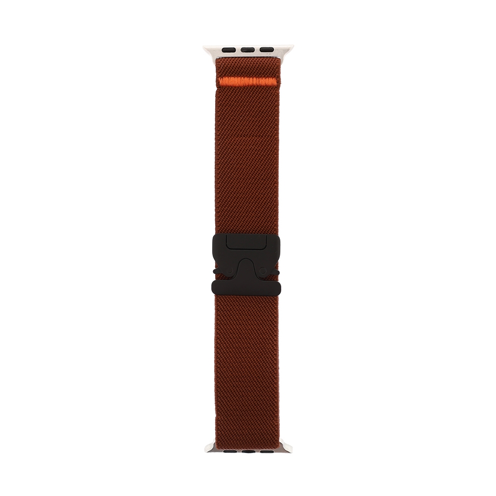 สาย Apple Watch PANTHERA 46mm Nylon with Socket Clip Brown