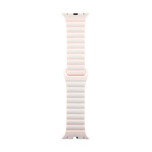 สาย Apple Watch PANTHERA 42mm Silicone with Magnet White/Orange