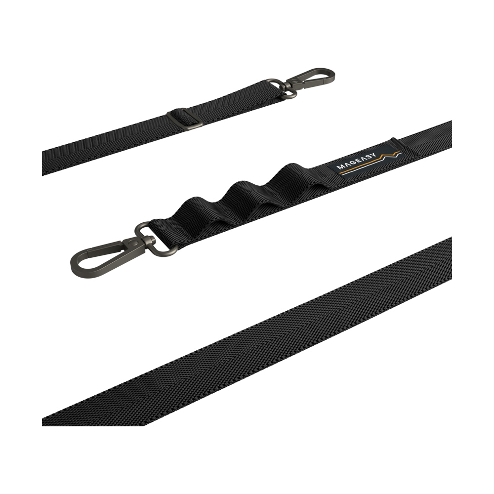 สายคล้อง MAGEASY Strap+Strap Card 20mm - Black