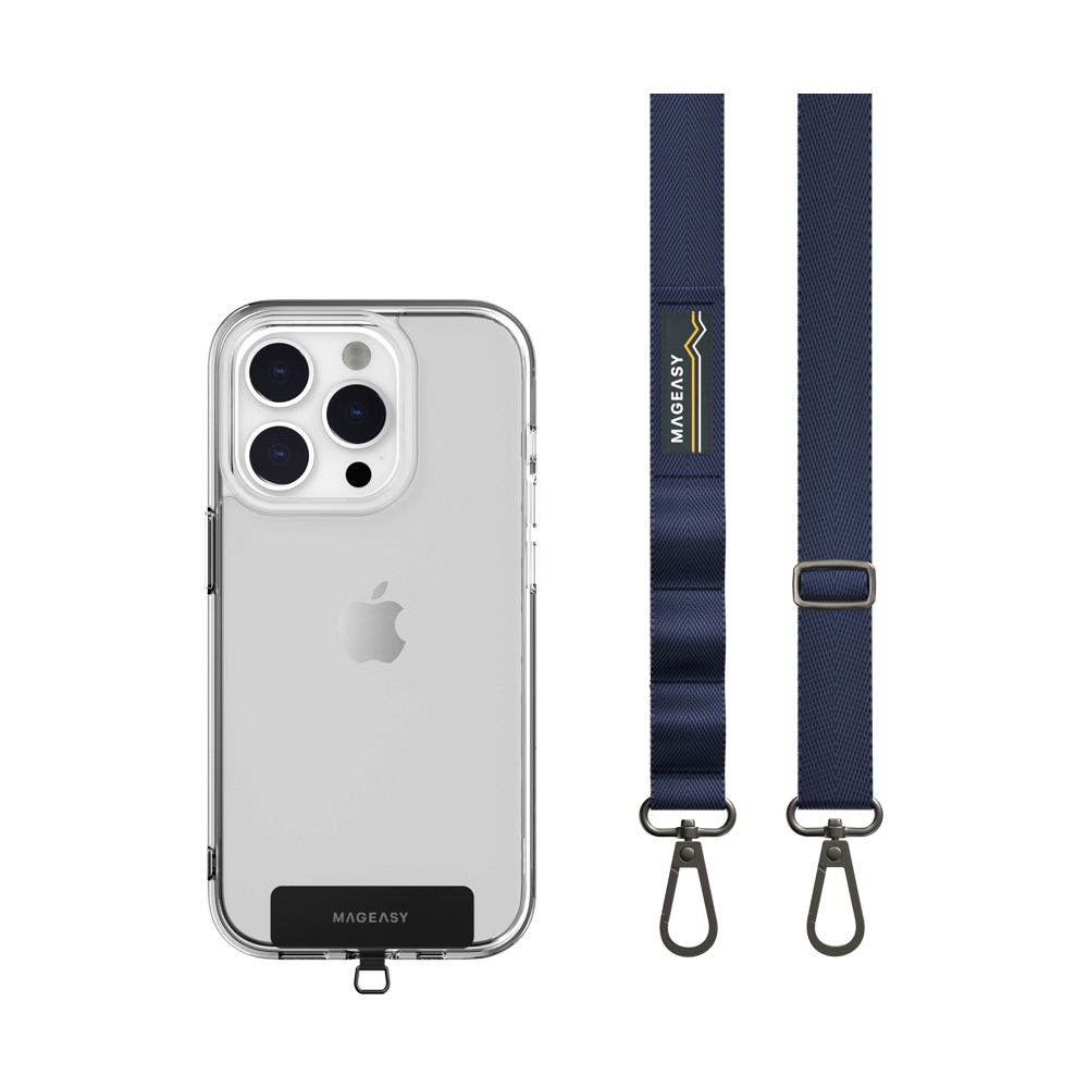 สายคล้อง MAGEASY Strap+Strap Card 20mm - Midnight Blue