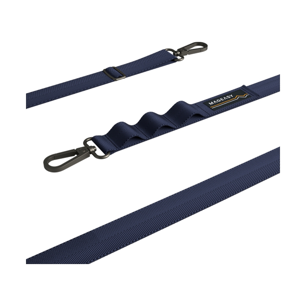 สายคล้อง MAGEASY Strap+Strap Card 20mm - Midnight Blue