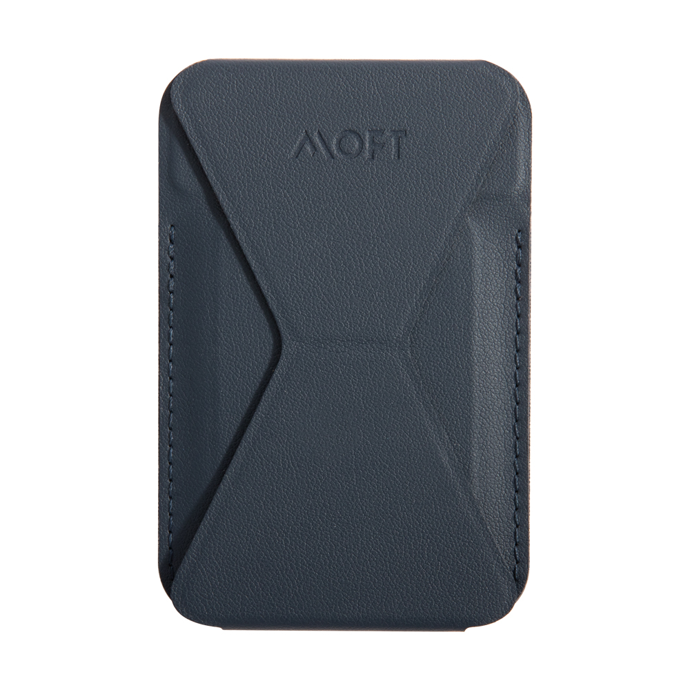 Snap-On Phone Stand Wallet with MagSafe MOFT (MOVAS) - Navy Blue
